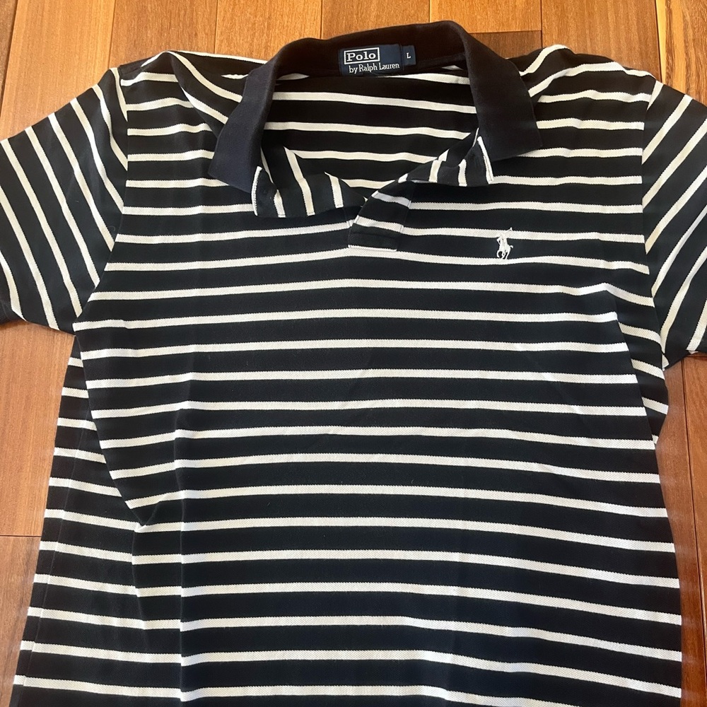 Men’s striped L Ralph Lauren Polo shirt